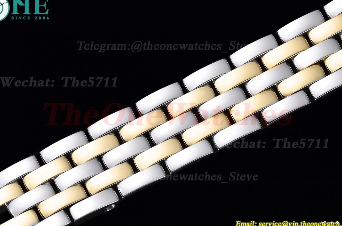 Dia YG SS Ladies White De Swiss 8848F Dial Secrete Panthere 22mm Qtz 0115